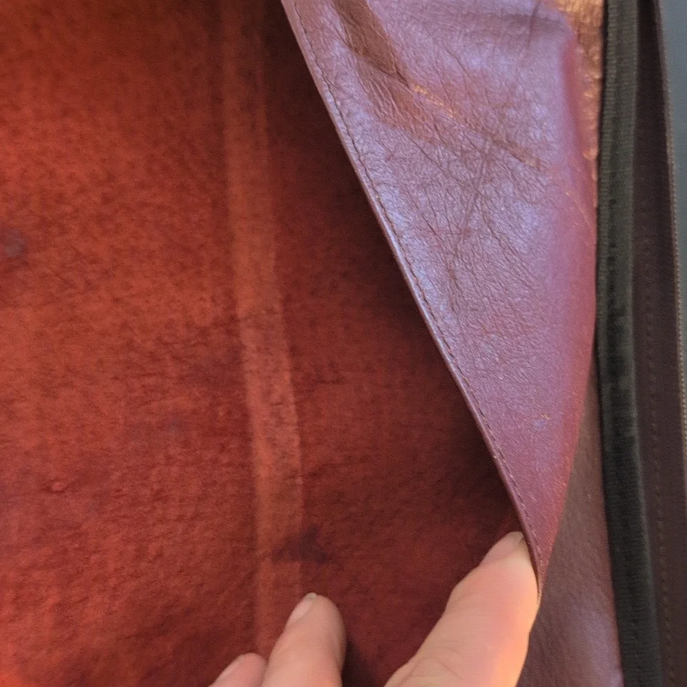 Burgundy Vinyl Bible Cover